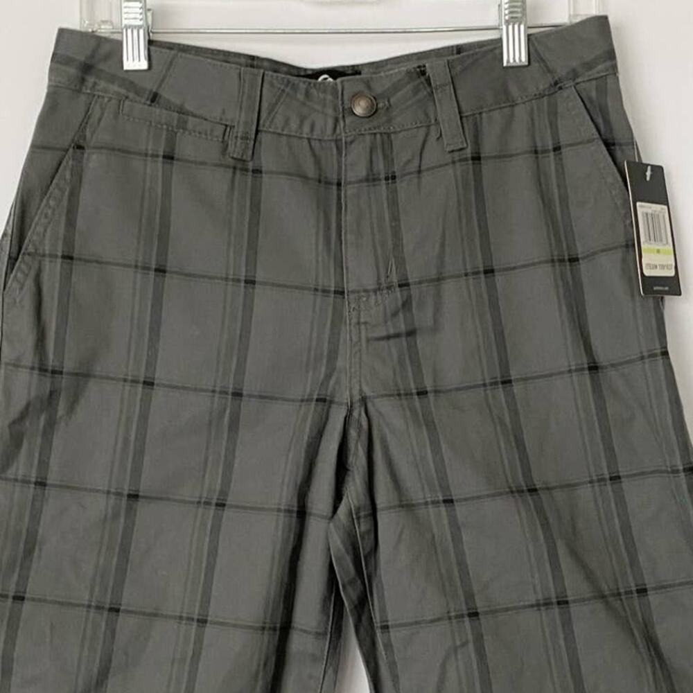 Quiksilver Gray Plaid Hybrid Shorts - Picture 5 of 13
